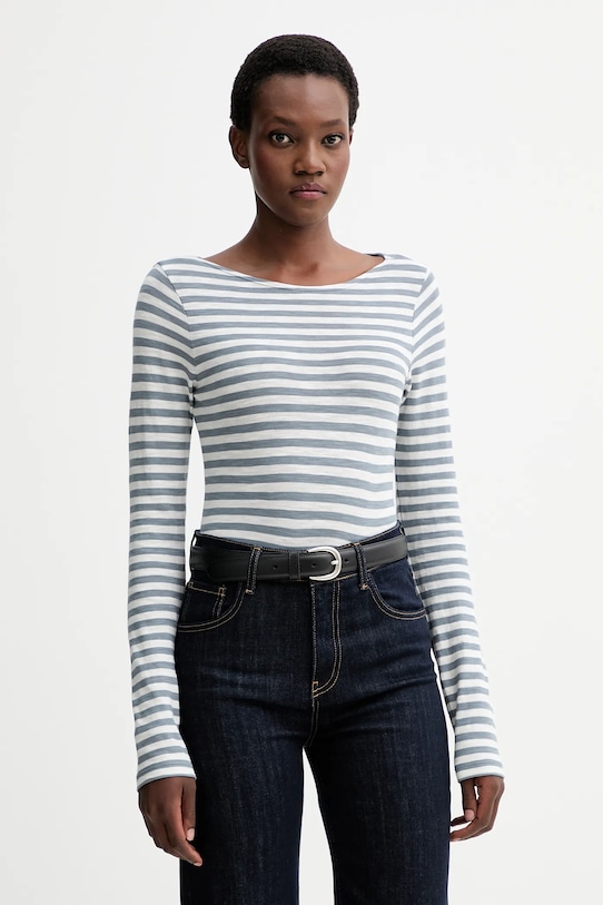 Хлопковый лонгслив Marc O'Polo, синий
Хлопковый лонгслив Marc O'Polo, синий