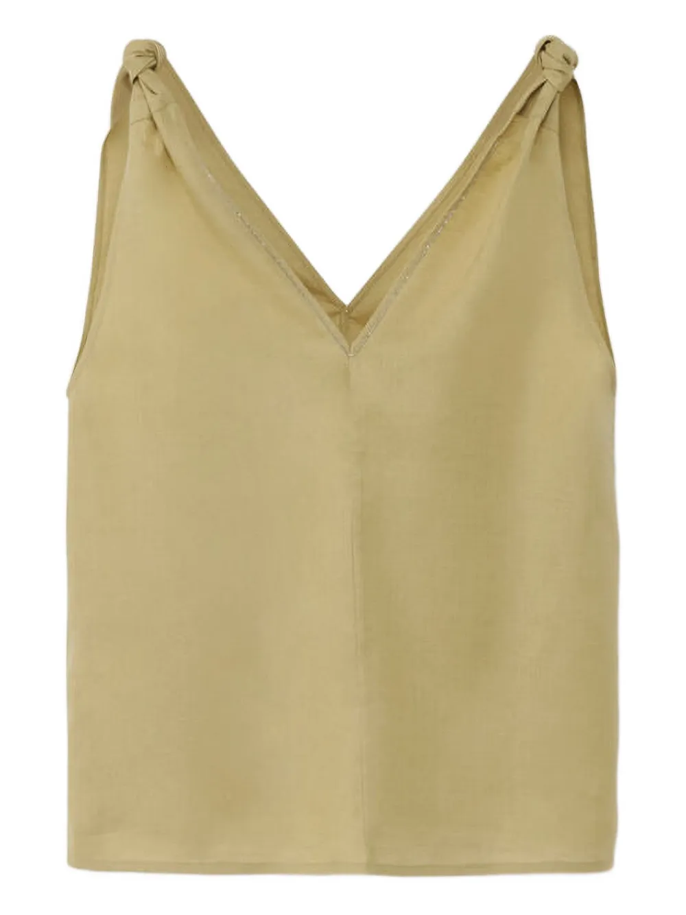 Топ без рукавов с V-образным вырезом Fabiana Filippi, желтый
Топ без рукавов с V-образным вырезом Fabiana Filippi, желтый
