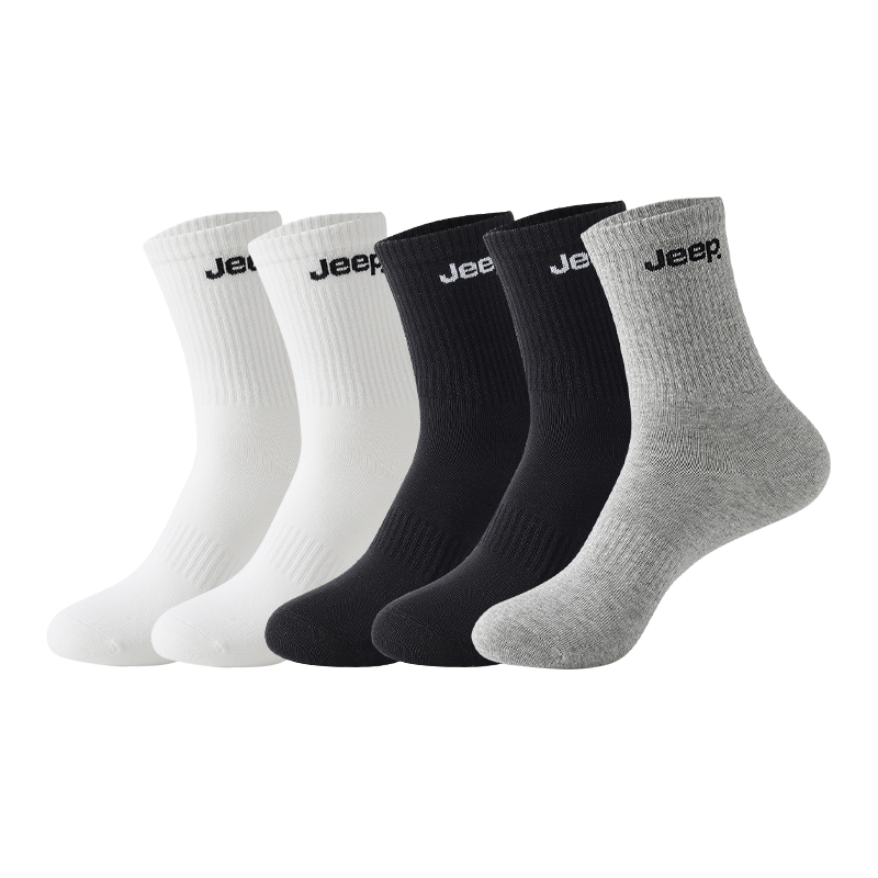 Унисекс носки Mid Calf Jeep, белый+белый+черный+черный+серый
Унисекс носки Mid Calf Jeep, белый+белый+черный+черный+серый