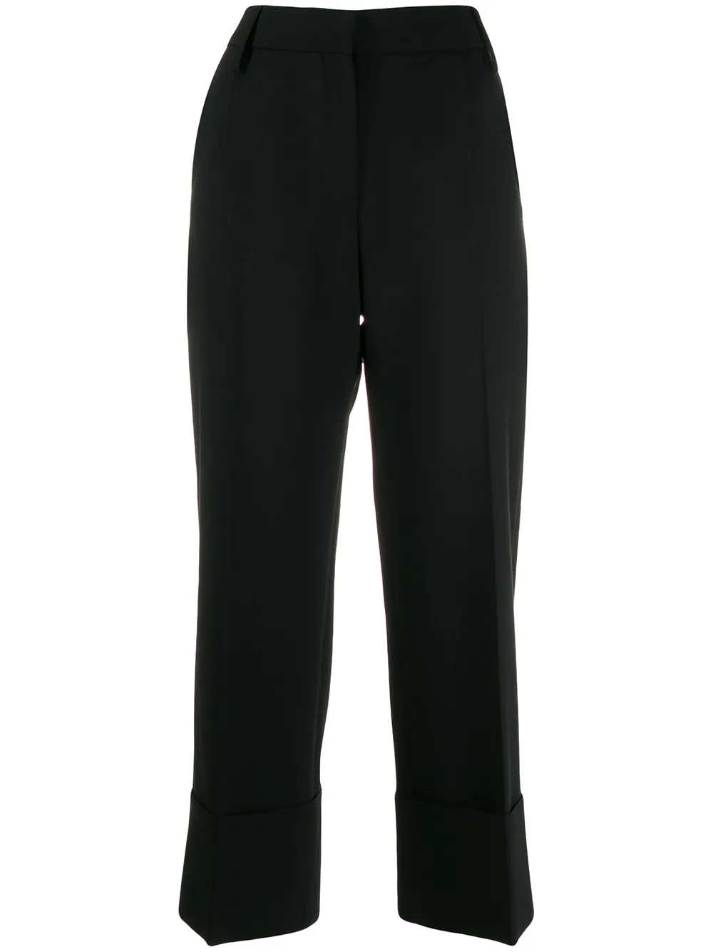 Укороченные брюки со складками VALENTINO GARAVANI, черный
Укороченные брюки со складками VALENTINO GARAVANI, черный