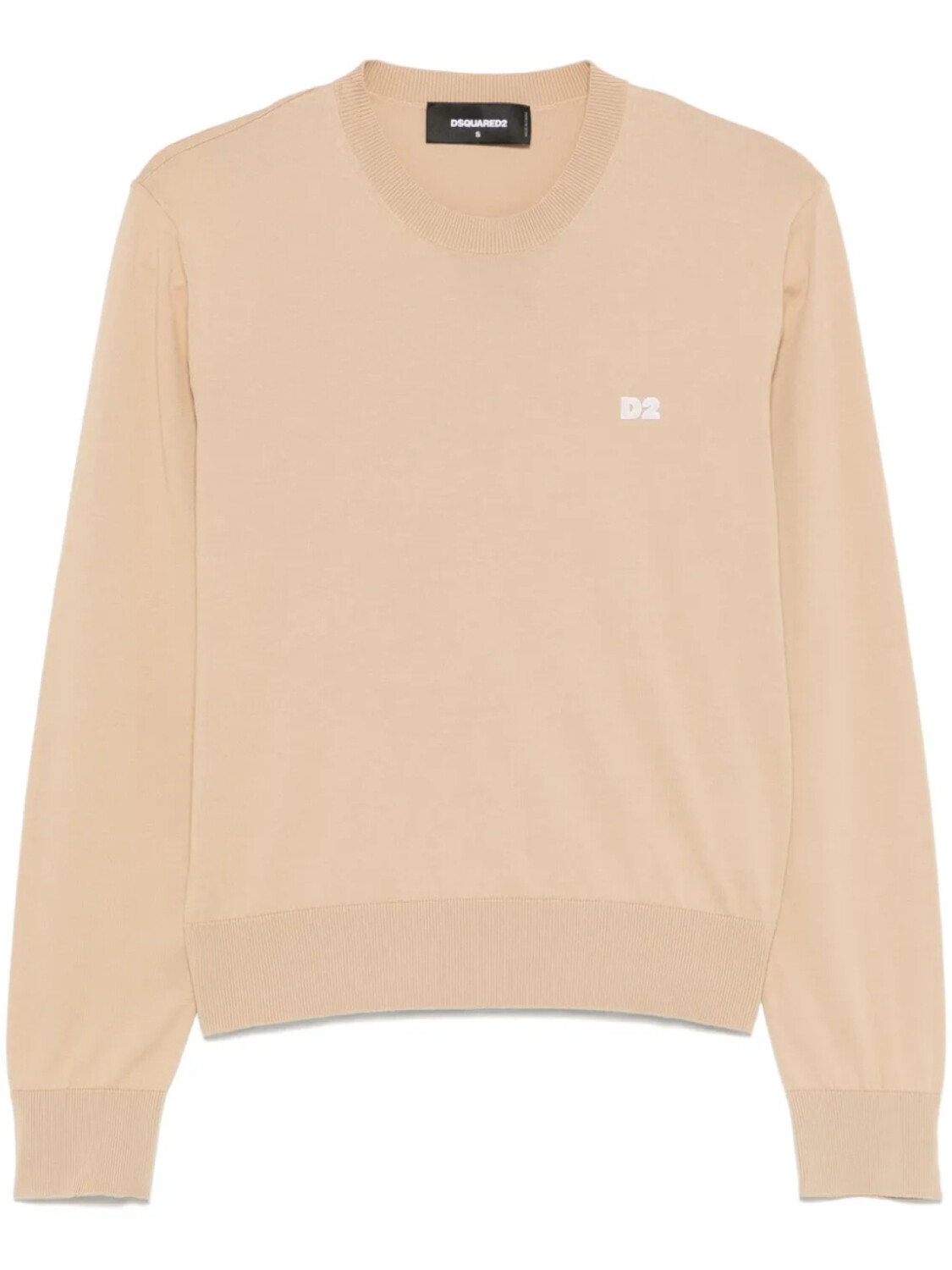 DSQUARED2 хлопковый свитер, коричневый
DSQUARED2 хлопковый свитер, коричневый