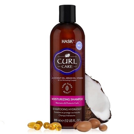 Увлажняющий шампунь Curl Care 355 мл, Hask
Увлажняющий шампунь Curl Care 355 мл, Hask