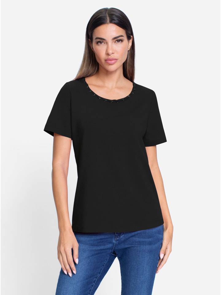 черная рубашка с круглым вырезом Heine
черная рубашка с круглым вырезом Heine