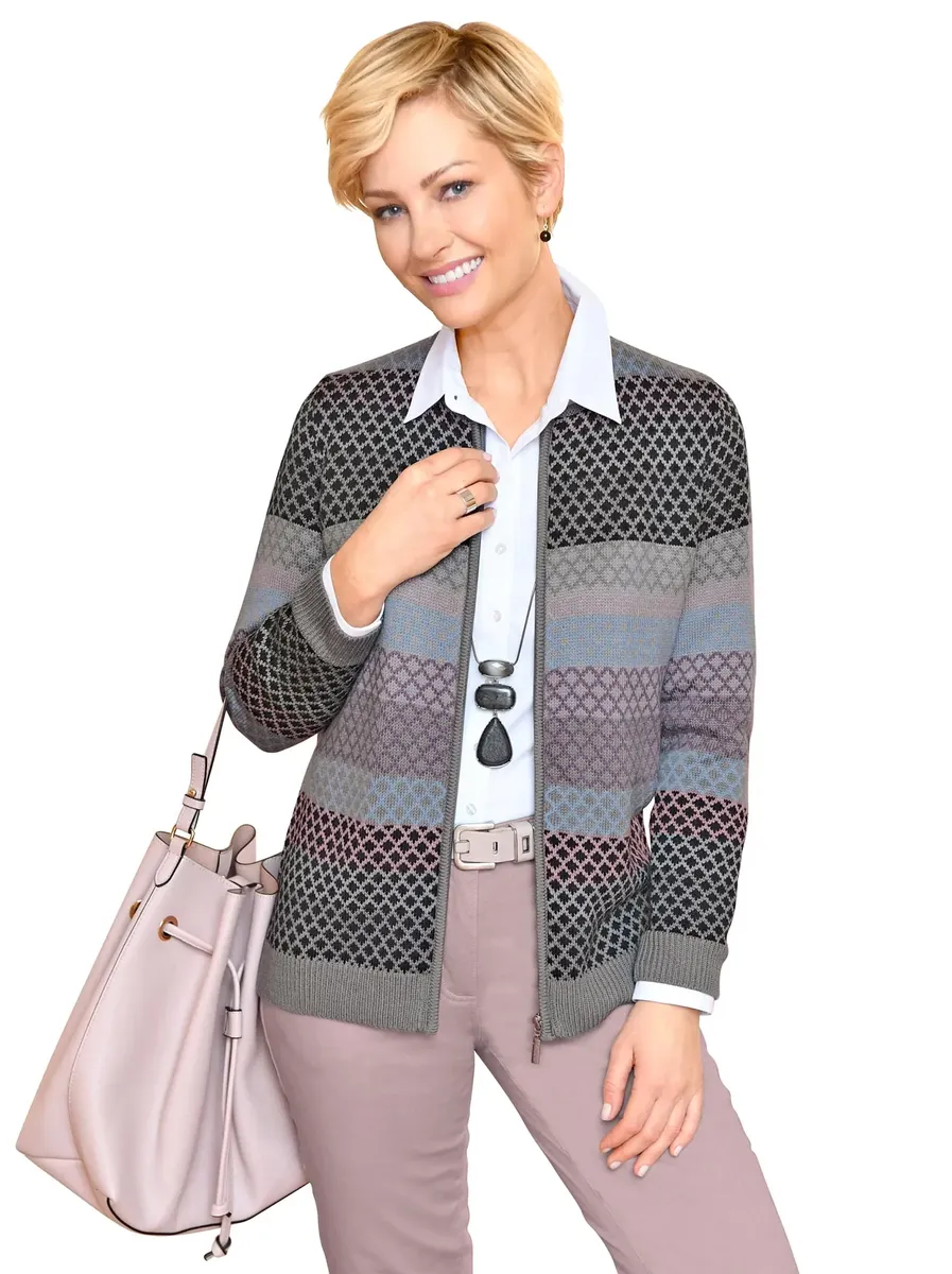 Кардиган в стиле casual Casual Looks, цвет Grau-Gemustert
Кардиган в стиле casual Casual Looks, цвет Grau-Gemustert