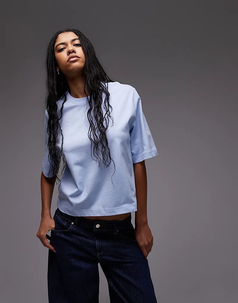 Футболка свободного кроя ARKET тяжелого кроя светло-голубого цвета
Футболка свободного кроя ARKET тяжелого кроя светло-голубого цвета