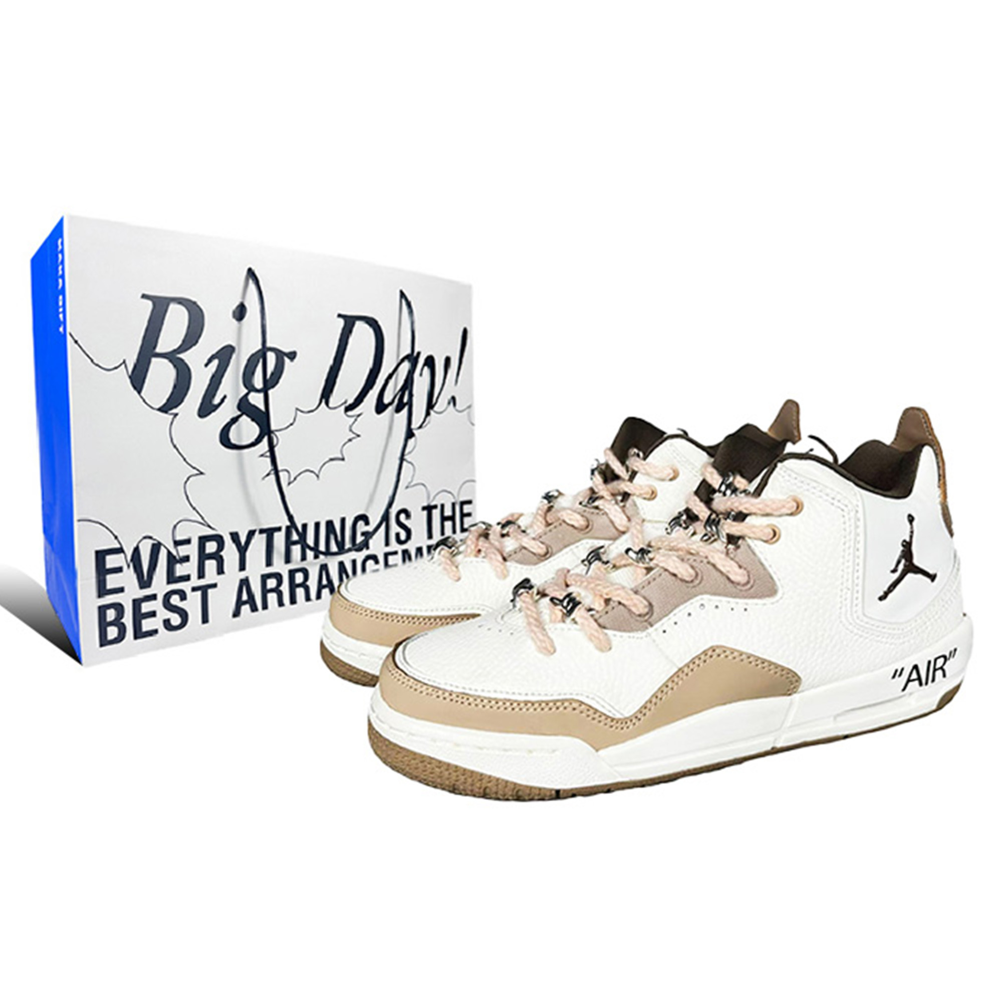 Баскетбольные кроссовки Courtside 23 с противоскользящей амортизацией и износостойкостью, среднего размера для детей и подростков Jordan, Caramel
Баскетбольные кроссовки Courtside 23 с противоскользящей амортизацией и износостойкостью, среднего размера для детей и подростков Jordan, Caramel