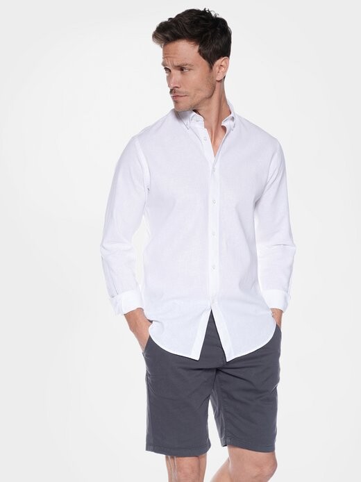 Льняная рубашка индивидуального кроя Steffen Klein, белый
Льняная рубашка индивидуального кроя Steffen Klein, белый