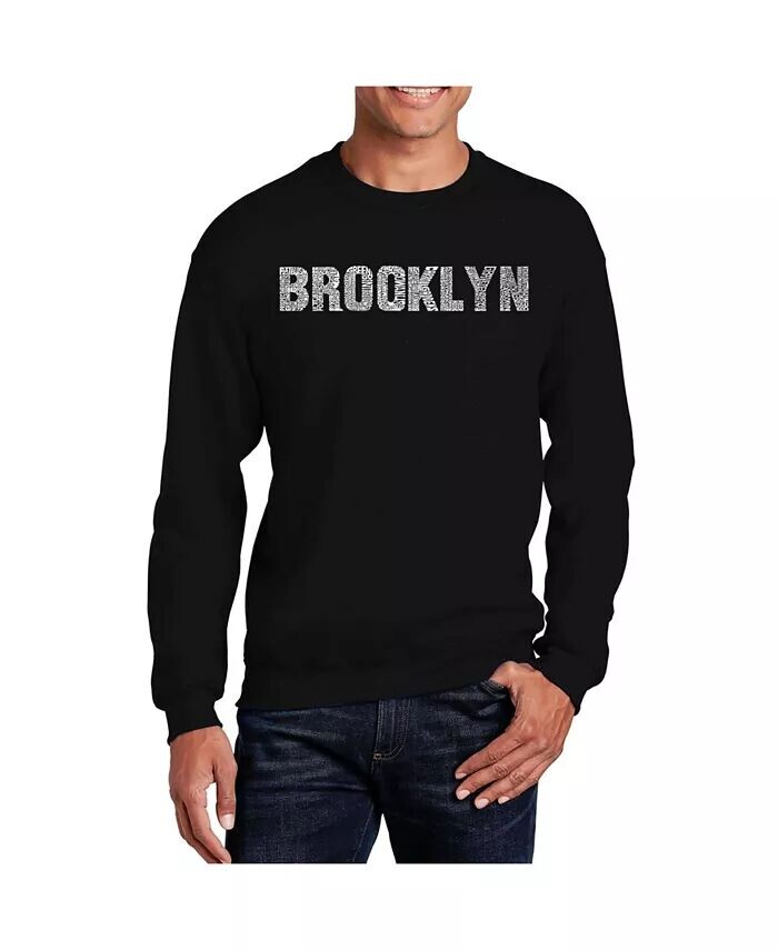 Мужская толстовка с круглым вырезом Word Art Brooklyn Neighborhoods LA Pop Art, черный
Мужская толстовка с круглым вырезом Word Art Brooklyn Neighborhoods LA Pop Art, черный