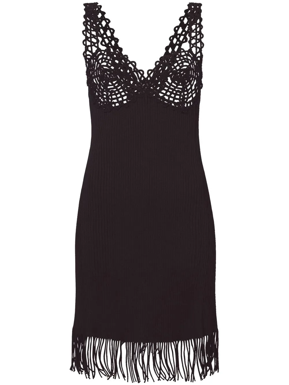 Платье в рубчик с вышивкой Proenza Schouler, черный
Платье в рубчик с вышивкой Proenza Schouler, черный