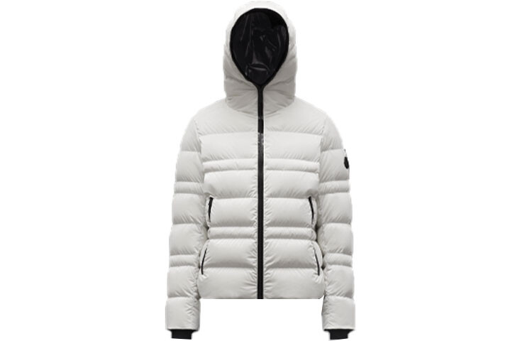 Пуховик женский белый Moncler 
Пуховик женский белый Moncler