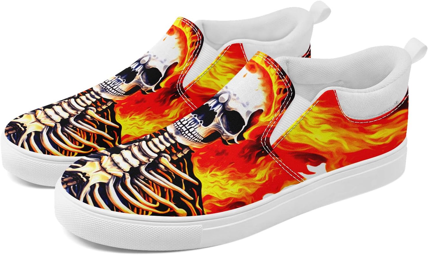 Стильные слипоны AWSOLE с черепом и цветами из канвы для мужчин и женщин, модные, удобные, легкие кроссовки на плоской подошве, белый/черный/желтый/оранжевый
Стильные слипоны AWSOLE с черепом и цветами из канвы для мужчин и женщин, модные, удобные, легкие кроссовки на плоской подошве, белый/черный/желтый/оранжевый