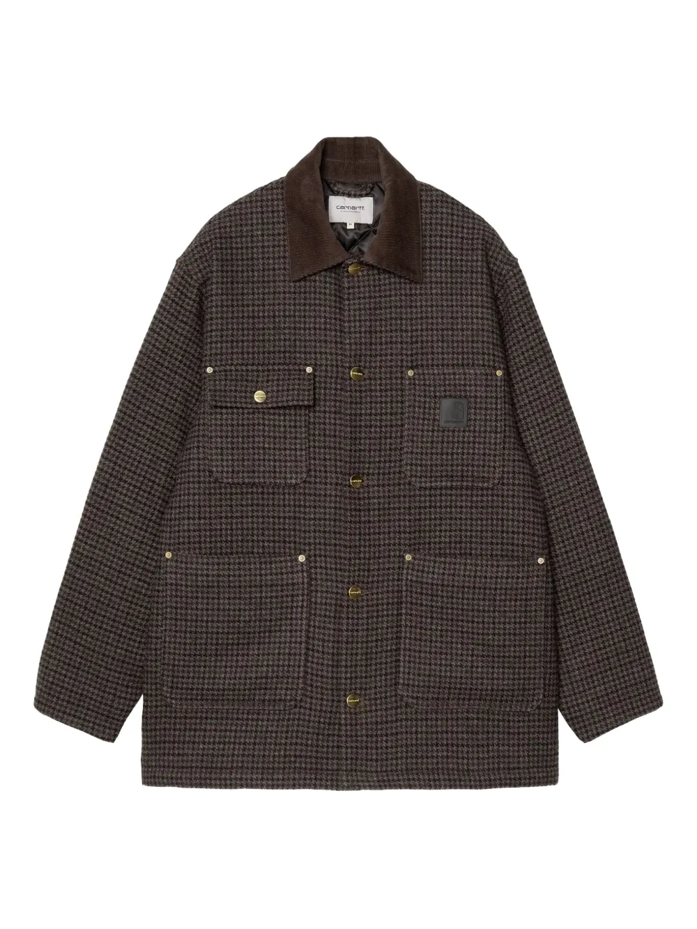 Однобортное пальто с вельветовым воротником Carhartt Wip, коричневый
Однобортное пальто с вельветовым воротником Carhartt Wip, коричневый