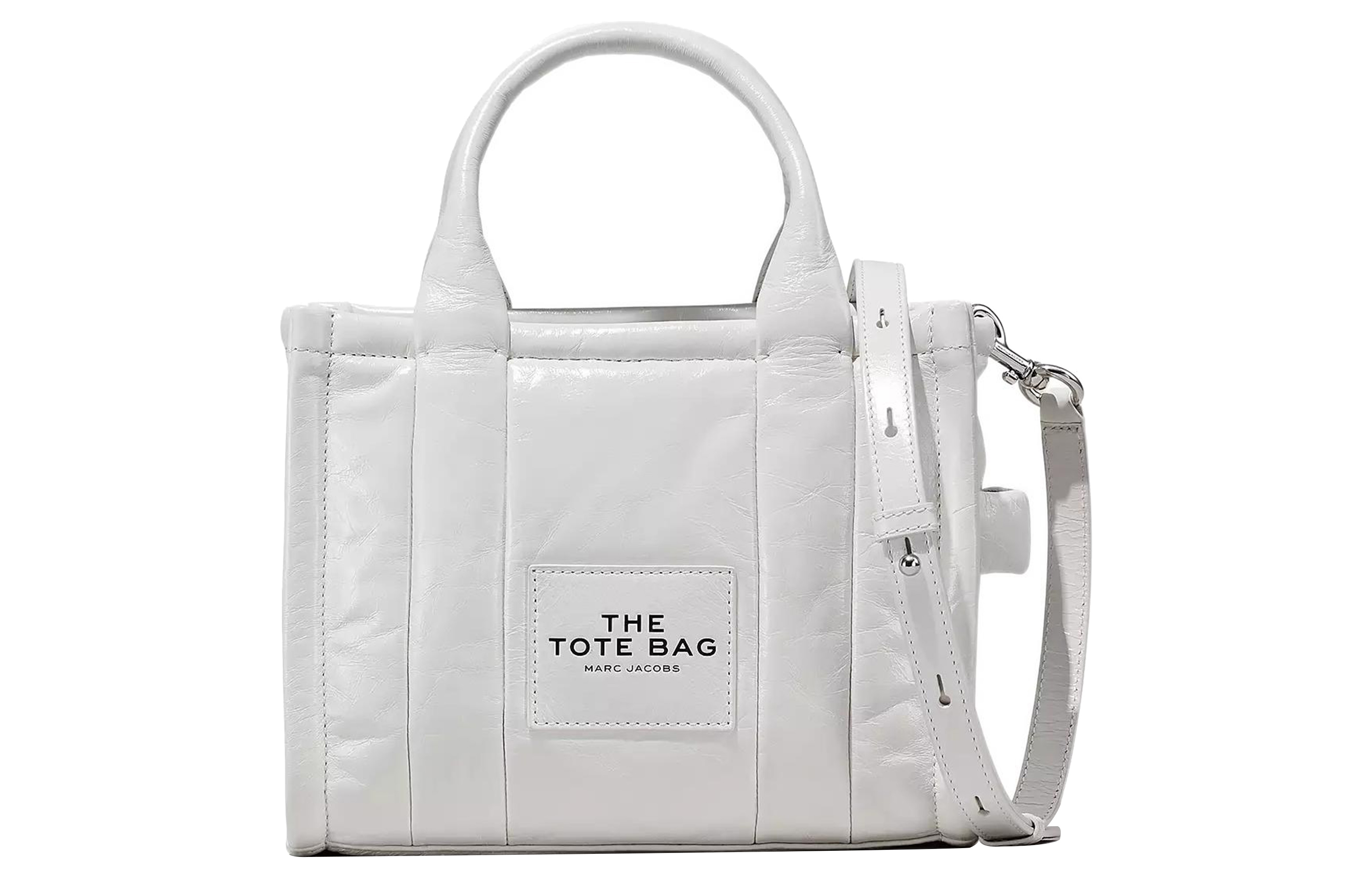 Сумка-тоут из ягненка, шоппер, сумка через плечо, кроссбоди, миниатюрная женская сумка белая MARC JACOBS
Сумка-тоут из ягненка, шоппер, сумка через плечо, кроссбоди, миниатюрная женская сумка белая MARC JACOBS