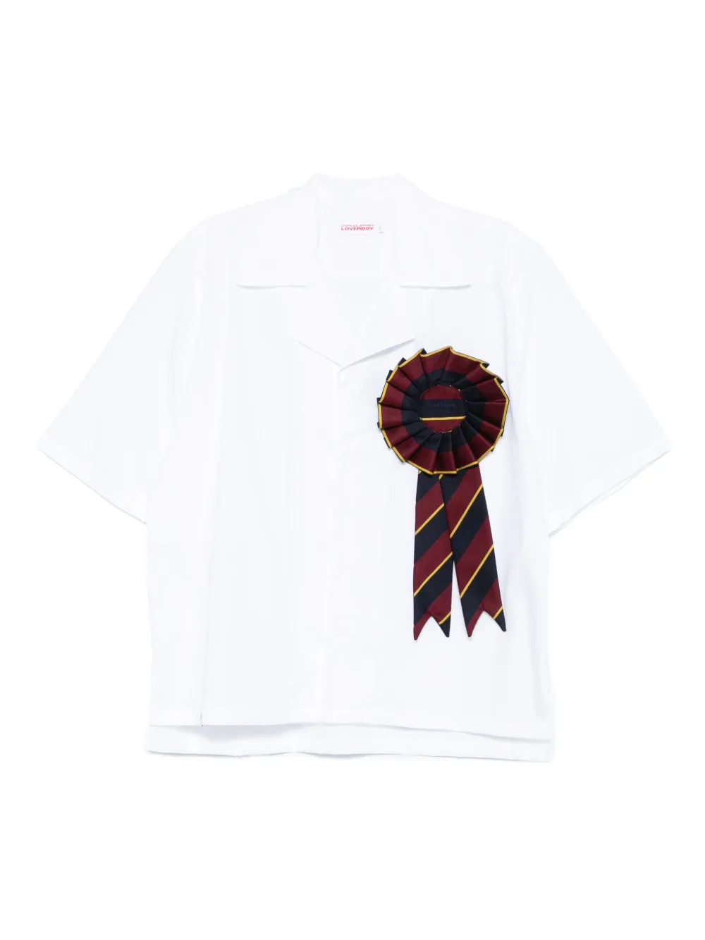 Рубашка с розеткой и лентой Charles Jeffrey Loverboy, белый
Рубашка с розеткой и лентой Charles Jeffrey Loverboy, белый