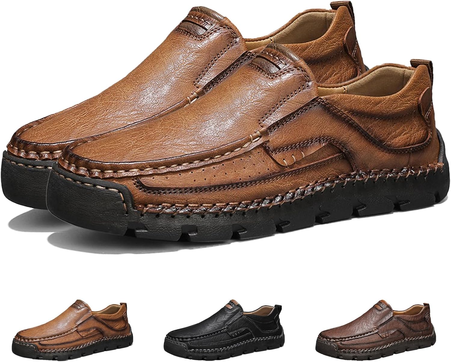 Мужские ортопедические лоферы ручной работы из коровьей кожи - широкий носок, удобные повседневные мужские лоферы из натуральной кожи на молнии Generic, светло-коричневый
Мужские ортопедические лоферы ручной работы из коровьей кожи - широкий носок, удобные повседневные мужские лоферы из натуральной кожи на молнии Generic, светло-коричневый