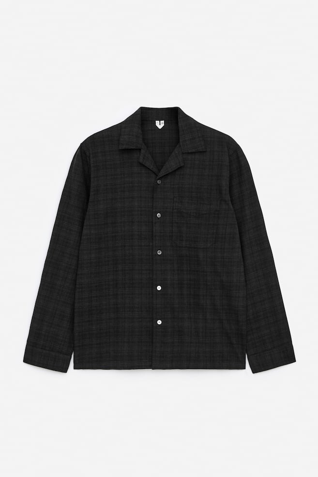 Фланелевая пижамная рубашка Arket, серый
Фланелевая пижамная рубашка Arket, серый