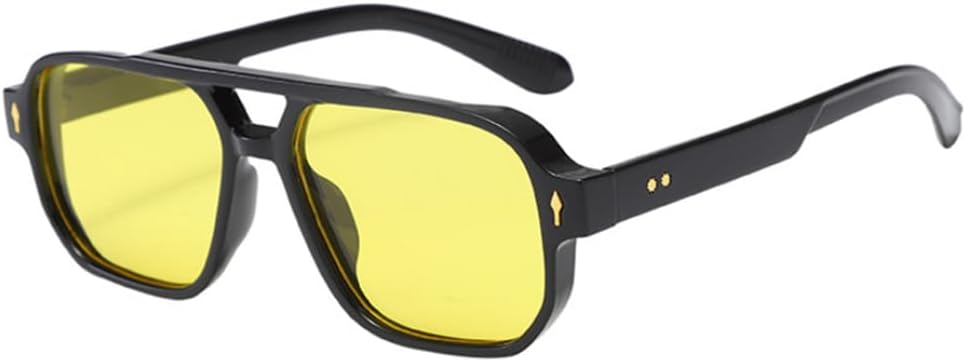 Солнцезащитные очки с защитой от УФ-излучения UV400 | Двойная перемычка, заклепки, градиентные линзы | Яркие цветные линзы для женщин и мужчин, для занятий спортом на открытом воздухе и вождения DSVIGF, 60
Солнцезащитные очки с защитой от УФ-излучения UV400 | Двойная перемычка, заклепки, градиентные линзы | Яркие цветные линзы для женщин и мужчин, для занятий спортом на открытом воздухе и вождения DSVIGF, 60