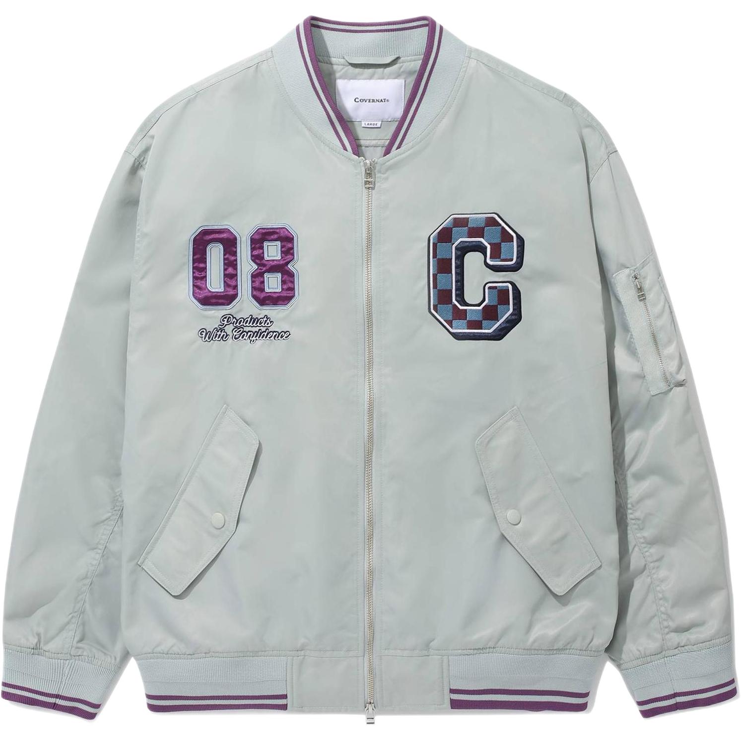COVERNAT Бейсбольная куртка унисекс мятного цвета, Mint
COVERNAT Бейсбольная куртка унисекс мятного цвета, Mint