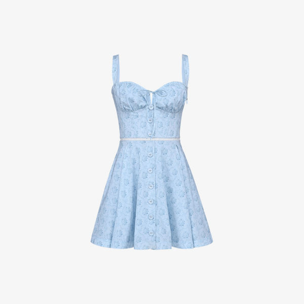 Платье House Of Cb Calia с цветочным принтом, синий
Платье House Of Cb Calia с цветочным принтом, синий