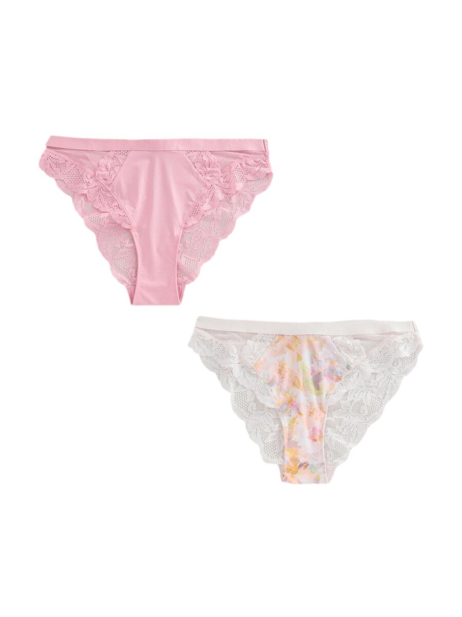 Трусики Next, цвет Pink/Off white 
Трусики Next, цвет Pink/Off white