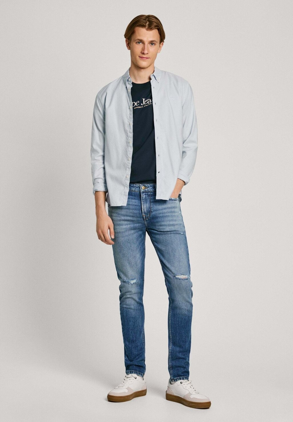 Джинсы облегающего кроя Pepe Jeans, синий деним
Джинсы облегающего кроя Pepe Jeans, синий деним