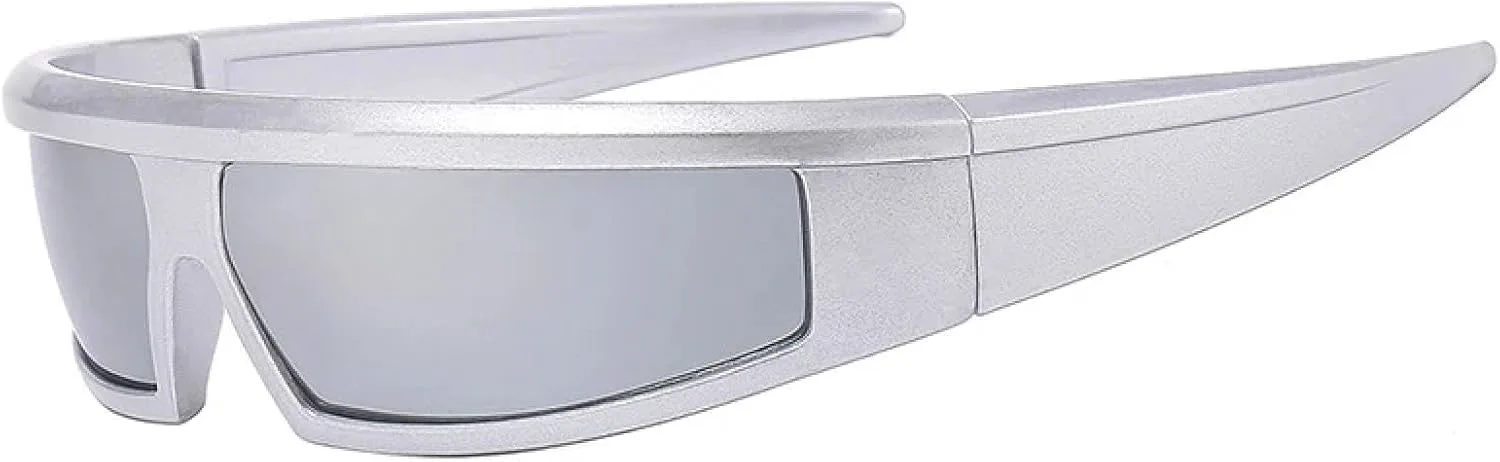 Панк-солнцезащитные очки для женщин, цельные солнцезащитные очки с узкой кромкой, модные мужские солнцезащитные очки для активного отдыха TKKTLLT, Silver
Панк-солнцезащитные очки для женщин, цельные солнцезащитные очки с узкой кромкой, модные мужские солнцезащитные очки для активного отдыха TKKTLLT, Silver