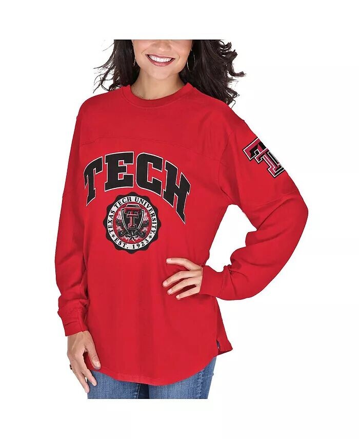 Женская красная футболка Texas Tech Red Raiders Edith с длинным рукавом Pressbox
Женская красная футболка Texas Tech Red Raiders Edith с длинным рукавом Pressbox