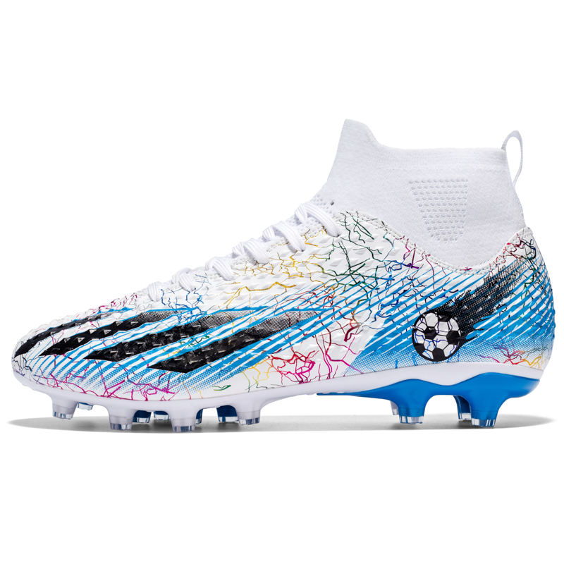 Футбольные бутсы Anti-Kick Support с высоким голенищем для подростков Kuding, синий
Футбольные бутсы Anti-Kick Support с высоким голенищем для подростков Kuding, синий