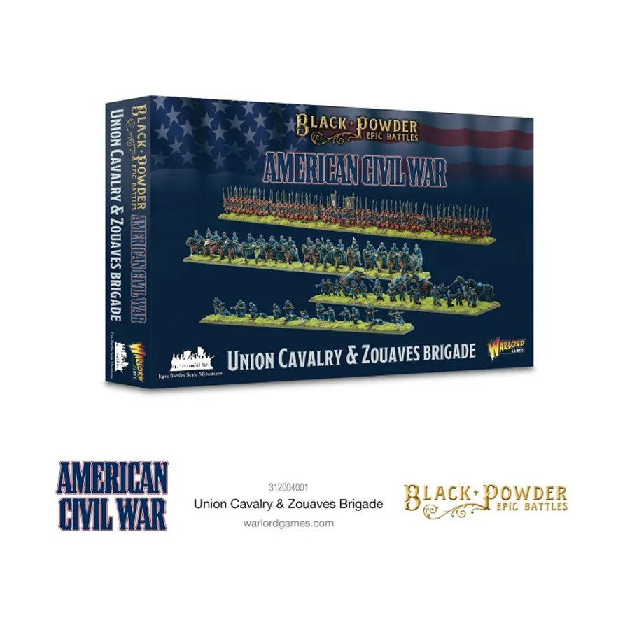 Союз кавалерии и бригады зуавов, Black Powder - Epic Battles - American Civil War (15mm)
Союз кавалерии и бригады зуавов, Black Powder - Epic Battles - American Civil War (15mm)