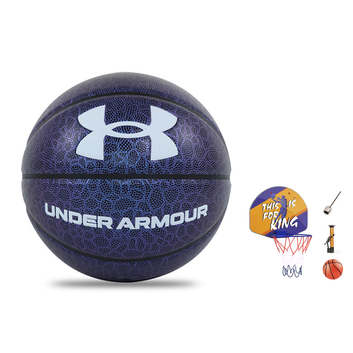 Under Armour Баскетбольный мяч PU серебристо-фиолетовый размер 7 светящийся в темноте унисекс
Under Armour Баскетбольный мяч PU серебристо-фиолетовый размер 7 светящийся в темноте унисекс