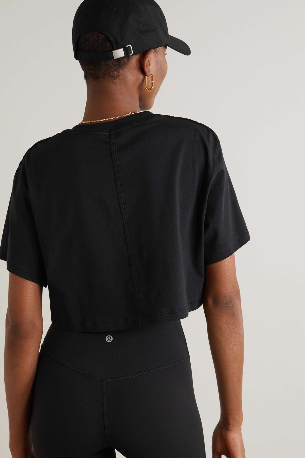 LULULEMON укороченная футболка All Yours из хлопка Pima, черный
LULULEMON укороченная футболка All Yours из хлопка Pima, черный