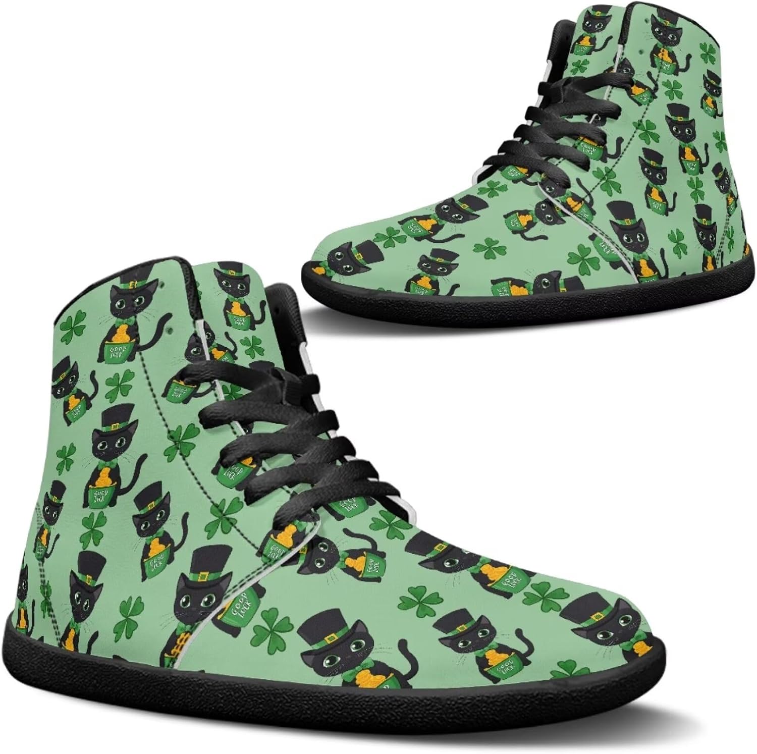 Мужские высокие кеды Jeiento на День Святого Патрика, широкая модель, удобные повседневные ходовые туфли, St. Patrick's Day Cat
Мужские высокие кеды Jeiento на День Святого Патрика, широкая модель, удобные повседневные ходовые туфли, St. Patrick's Day Cat