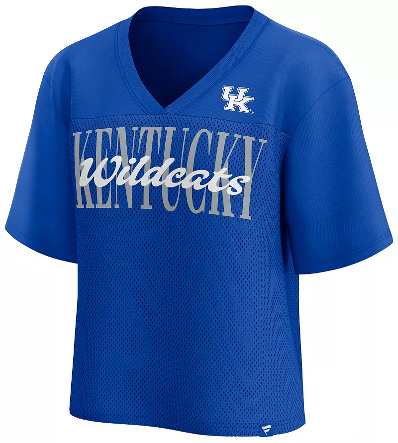 Женская синяя модная бейсбольная майка на пуговицах NCAA Kentucky Wildcats Fanatics
Женская синяя модная бейсбольная майка на пуговицах NCAA Kentucky Wildcats Fanatics