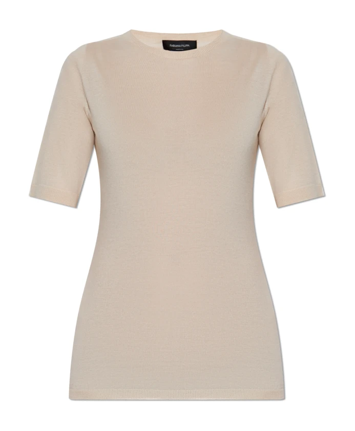 Шерстяной свитер Fabiana Filippi, бежевый
Шерстяной свитер Fabiana Filippi, бежевый