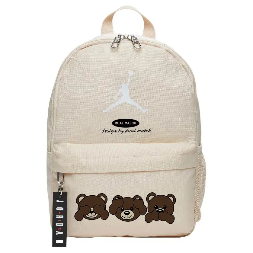 Jordan Полиэстеровый рюкзак унисекс жемчужно-белый, 3 Pack Bears
Jordan Полиэстеровый рюкзак унисекс жемчужно-белый, 3 Pack Bears