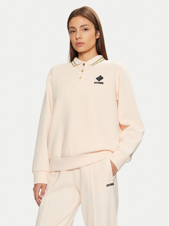 Толстовка обычного кроя V5RQ01 KCLD1 Guess, экрю 
Толстовка обычного кроя V5RQ01 KCLD1 Guess, экрю