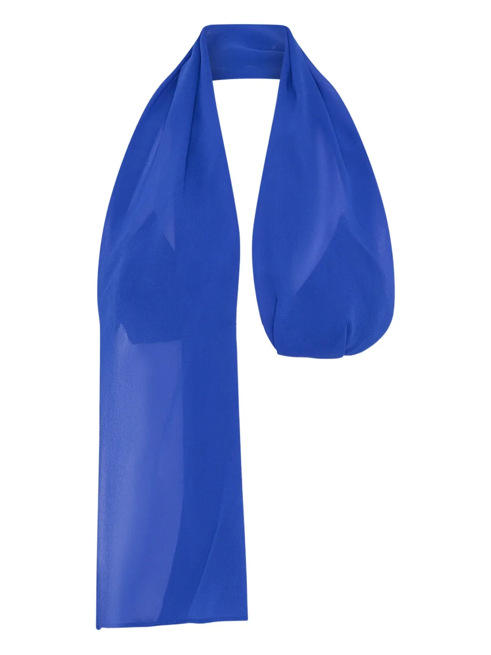 Шелковый топ с цепочным бюстгальтером Christopher Esber, синий
Шелковый топ с цепочным бюстгальтером Christopher Esber, синий