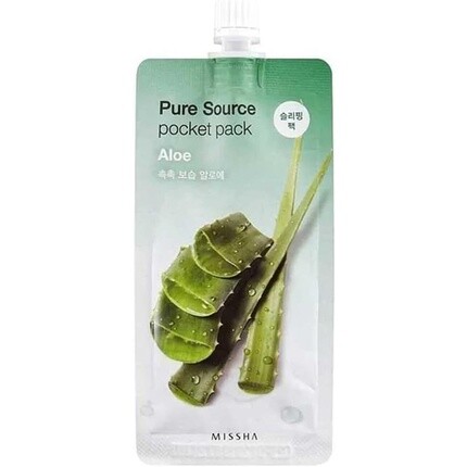 Missha Pure Source Pocket Pack Алоэ 10 мл
Missha Pure Source Pocket Pack Алоэ 10 мл