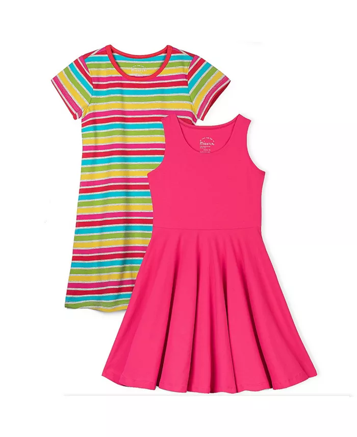 Платье для девочек с коротким рукавом из органического хлопка Fair Trade, набор из 2 шт Mightly, мультиколор
Платье для девочек с коротким рукавом из органического хлопка Fair Trade, набор из 2 шт Mightly, мультиколор