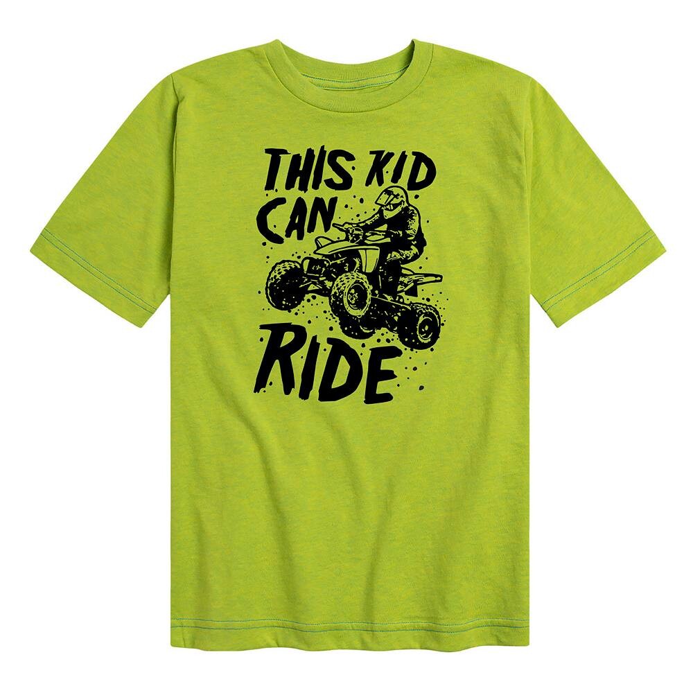 Футболка с рисунком квадроцикла «This Kid Can Ride» для мальчиков 8–20 лет Licensed Character, зеленый
Футболка с рисунком квадроцикла «This Kid Can Ride» для мальчиков 8–20 лет Licensed Character, зеленый
