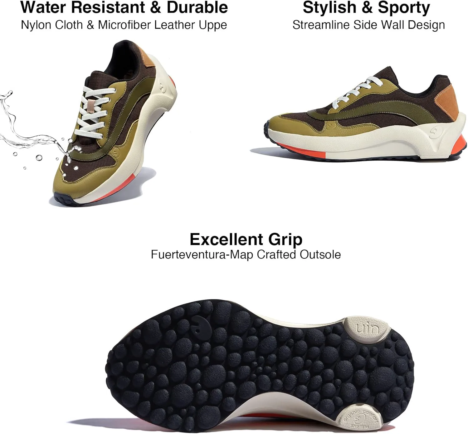 Мужские кроссовки UIN для путешествий и прогулок, легкие, слипоны, с широкой носочной частью, модные кеды Севилья, зеленый
Мужские кроссовки UIN для путешествий и прогулок, легкие, слипоны, с широкой носочной частью, модные кеды Севилья, зеленый