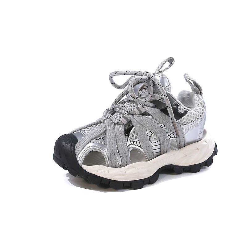 Сандалии детские с низким дышащим верхом и защитой от ударов TONYBEAR, серый
Сандалии детские с низким дышащим верхом и защитой от ударов TONYBEAR, серый