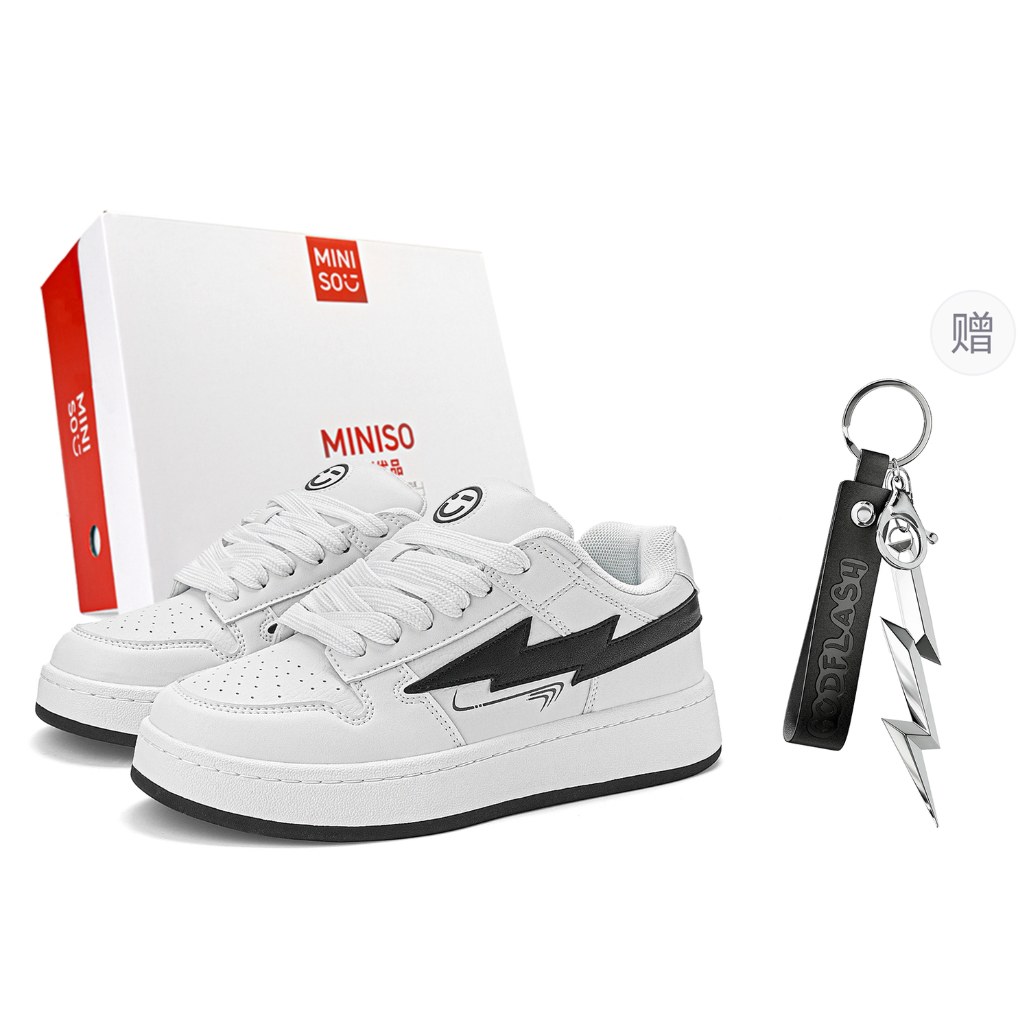 MINISO Низкие скейтборд кроссовки унисекс белые с брелоком, цвет White (Comes with Keychain)
MINISO Низкие скейтборд кроссовки унисекс белые с брелоком, цвет White (Comes with Keychain)
