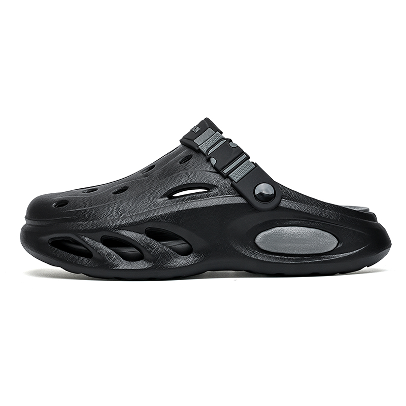 NANJIREN Клоги мужские черно-серые, цвет Black Gray 
NANJIREN Клоги мужские черно-серые, цвет Black Gray