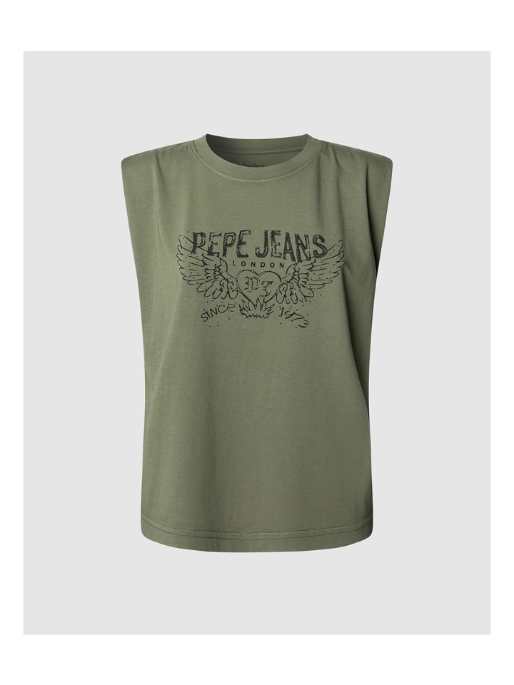 Футболка цвета хаки Pepe Jeans
Футболка цвета хаки Pepe Jeans