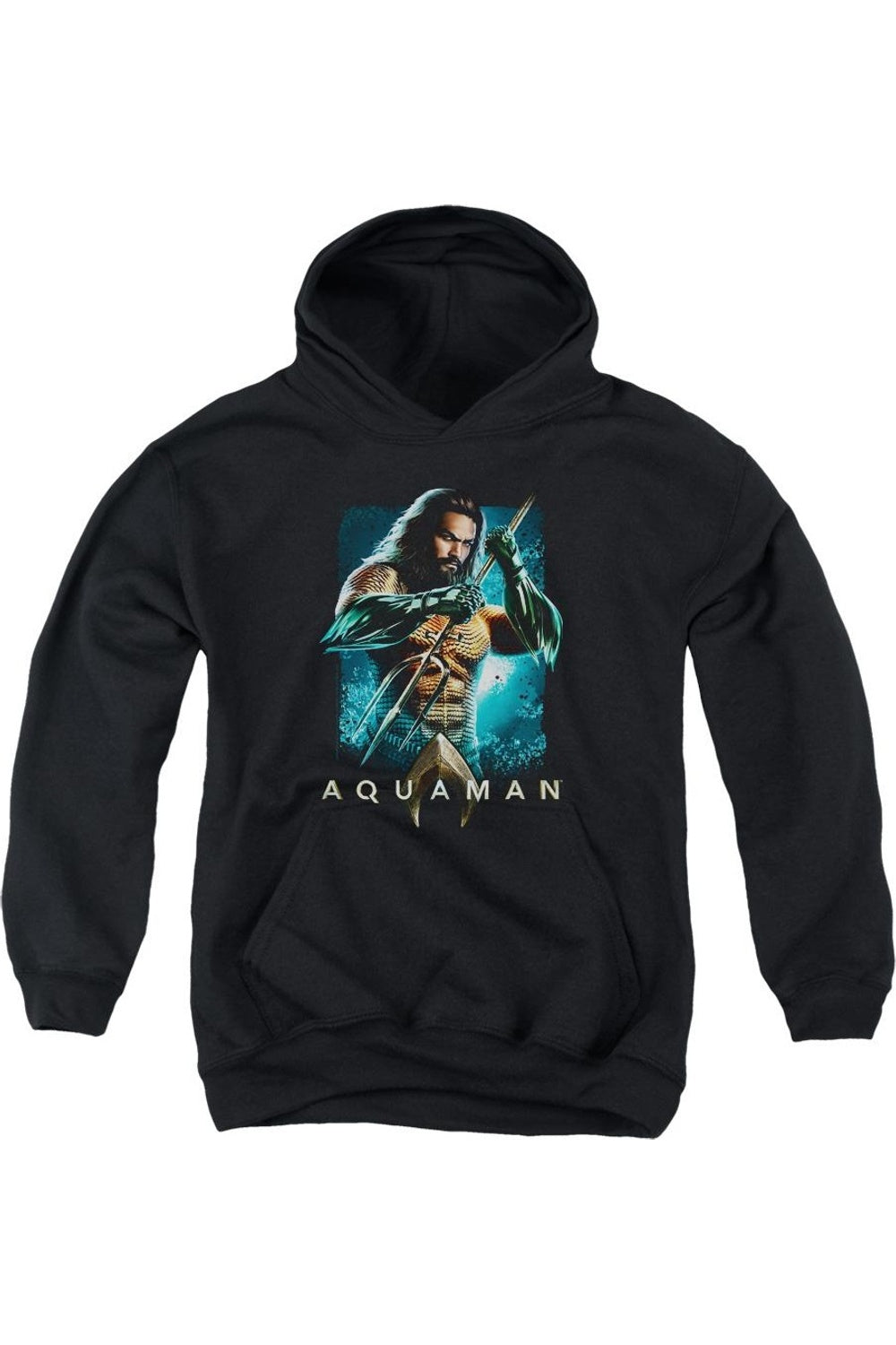 Толстовка с капюшоном "Трезубец Аквамена" для детей Gildan, черный
Толстовка с капюшоном "Трезубец Аквамена" для детей Gildan, черный