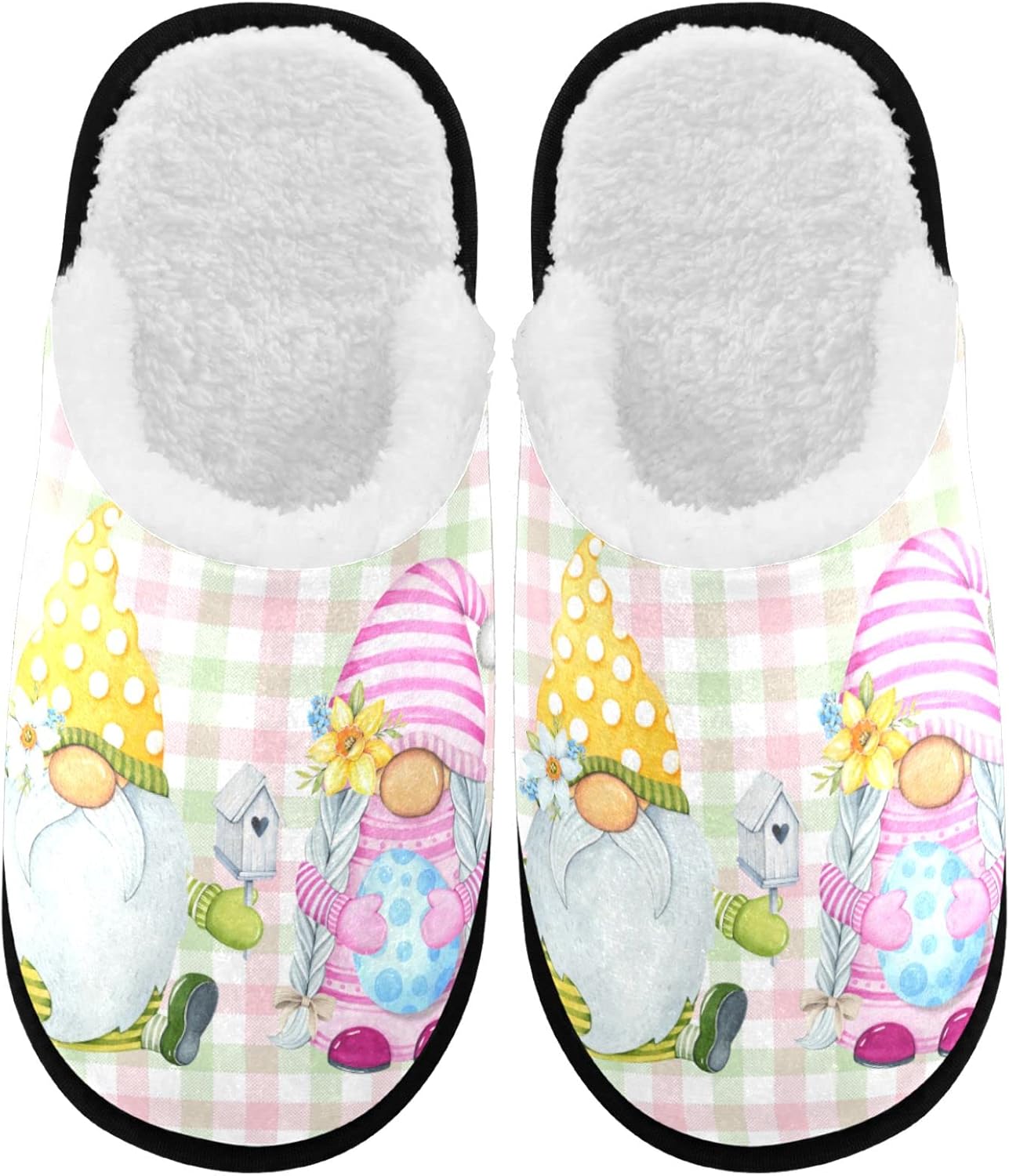 Тапочки viseunny для женщин и мужчин, забавные зимние теплые домашние тапочки с эффектом памяти, из хлопка, мягкие плюшевые флисовые тапочки на каждый день, унисекс Visesunny, Easter Gnome
Тапочки viseunny для женщин и мужчин, забавные зимние теплые домашние тапочки с эффектом памяти, из хлопка, мягкие плюшевые флисовые тапочки на каждый день, унисекс Visesunny, Easter Gnome