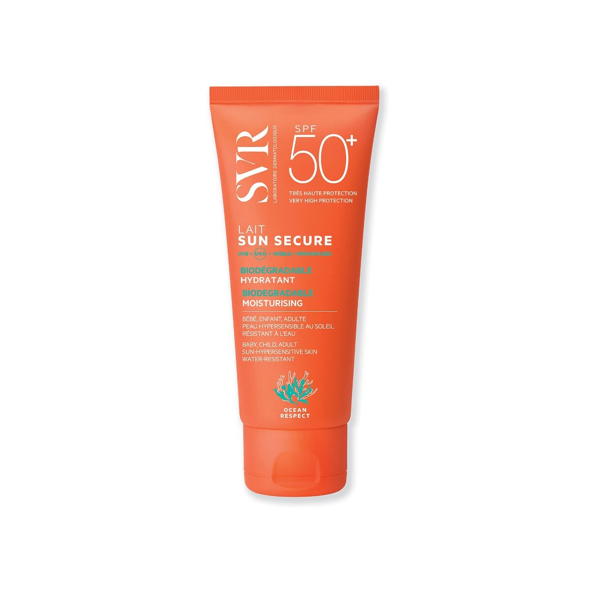 Svr Sun Secure Lait, spf 50+, биоразлагаемый лосьон, 100 мл Global Pharmacia
Svr Sun Secure Lait, spf 50+, биоразлагаемый лосьон, 100 мл Global Pharmacia