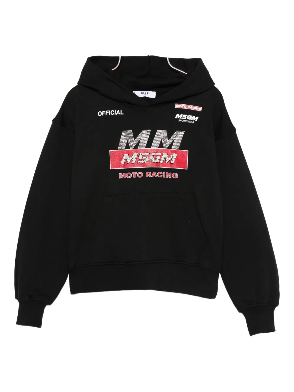 Толстовка с капюшоном, украшенная кристаллами MSGM Kids, черный
Толстовка с капюшоном, украшенная кристаллами MSGM Kids, черный