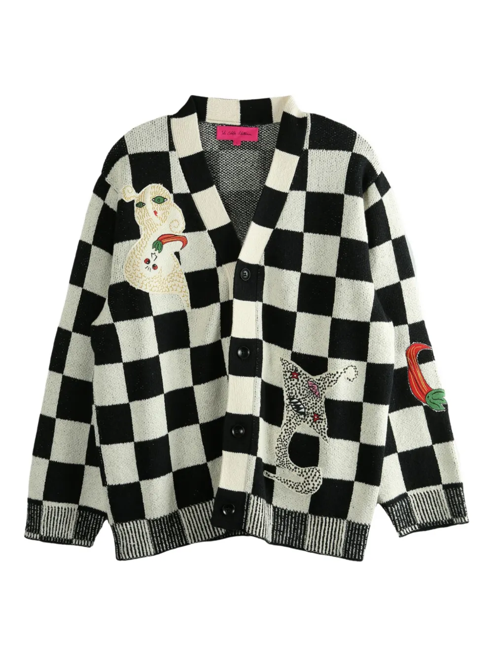 Вышитый кардиган в клетку Nora Lite Creatures The Elder Statesman, черный
Вышитый кардиган в клетку Nora Lite Creatures The Elder Statesman, черный